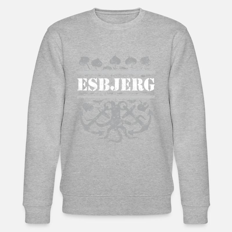 Esbjerg - Stanley/Stella Unisex Bio-Sweatshirt CHANGER  - Grau meliert