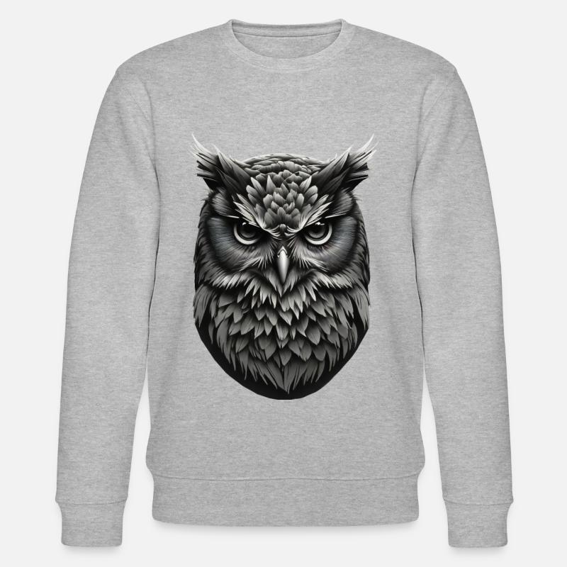 Majestätische Eulenpracht - Stanley/Stella Unisex Bio-Sweatshirt CHANGER - undefined