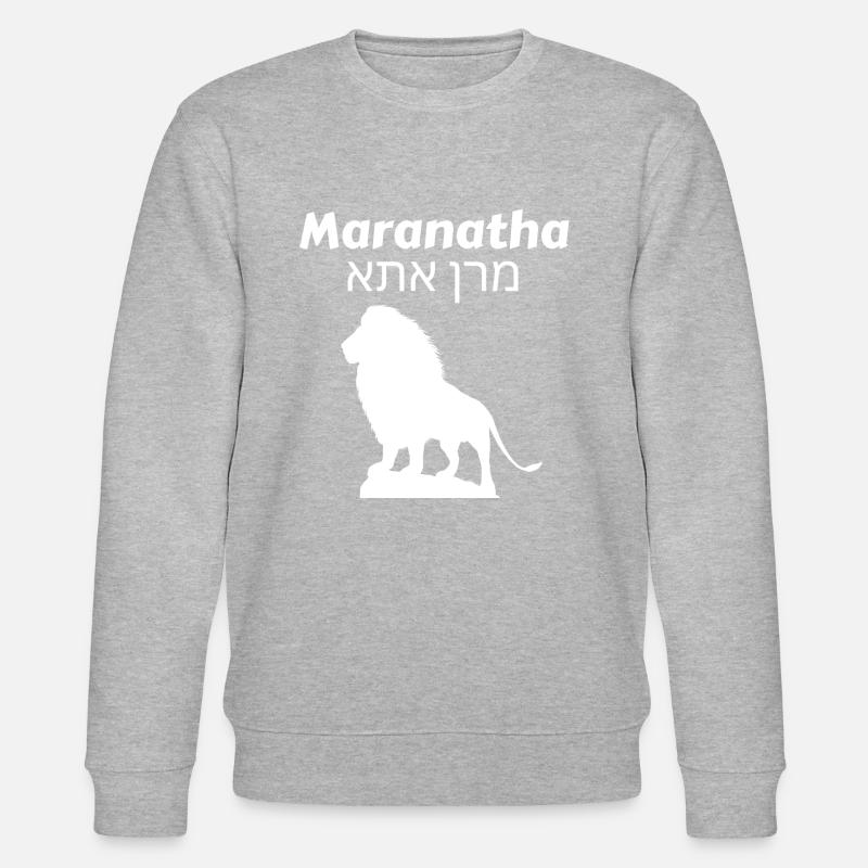 Maranatha blanc - Sweat bio CHANGER Stanley/Stella Unisexe - gris chiné