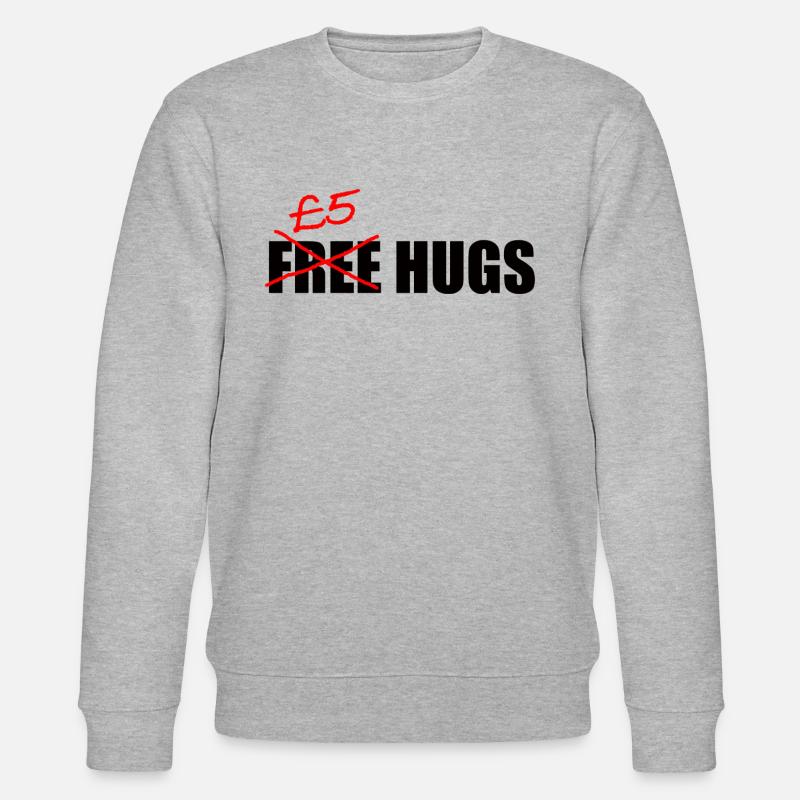 Câlins gratuits de 5 £ - Sweat bio CHANGER Stanley/Stella Unisexe - gris chiné