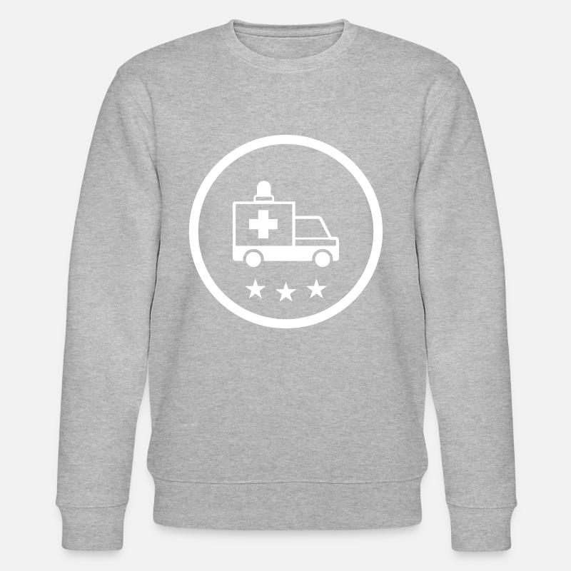 Krankenwagen Ambulance - Sweat bio CHANGER Stanley/Stella Unisexe - gris chiné