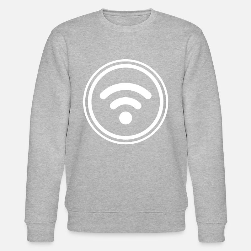 Wlan Internet - Stanley/Stella Unisex Bio-Sweatshirt CHANGER  - Grau meliert