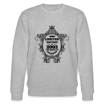 2003 - Stanley/Stella CHANGER Unisex Organic Sweatshirt - heather grey - Front - Nik (191cm) & Marisol (170cm)
