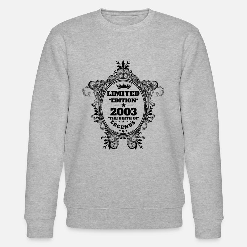 2003 - Sweat bio CHANGER Stanley/Stella Unisexe - gris chiné