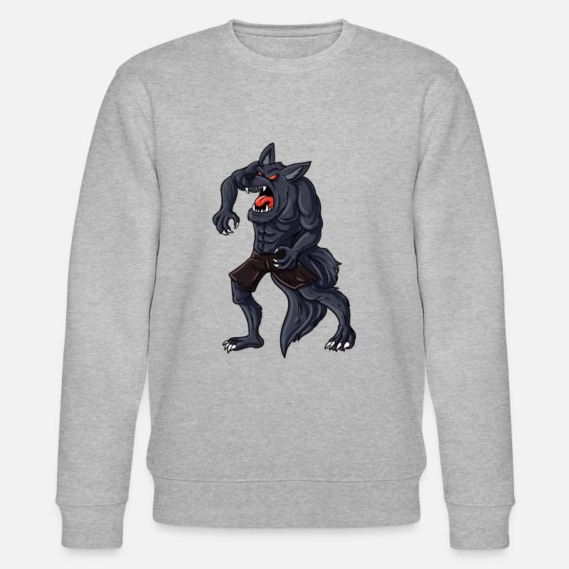 Werwolf - Stanley/Stella Unisex Bio-Sweatshirt CHANGER  - Grau meliert