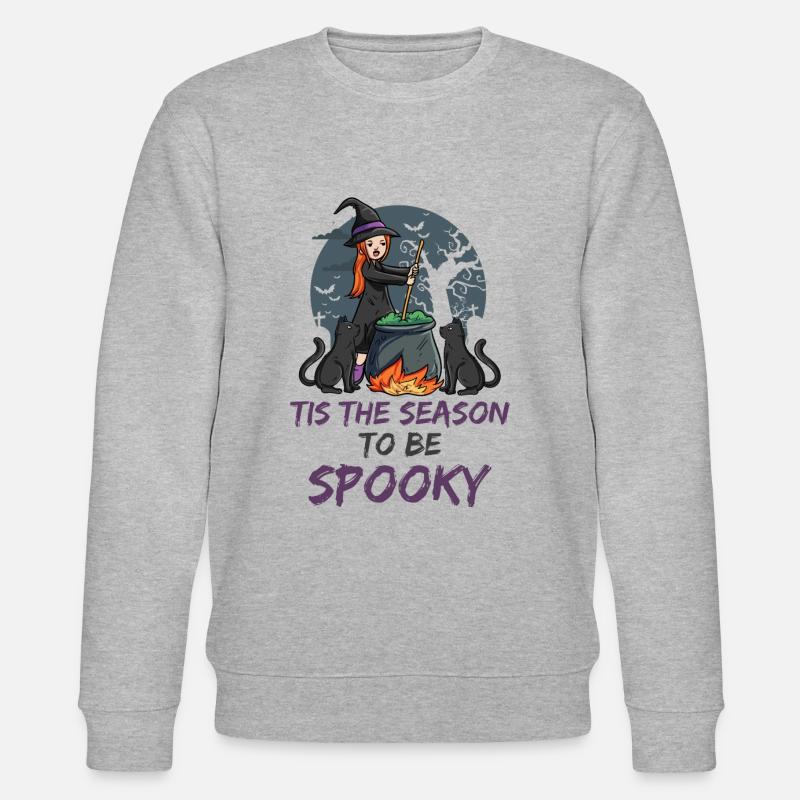 Hexe Herbst - Stanley/Stella Unisex Bio-Sweatshirt CHANGER  - Grau meliert