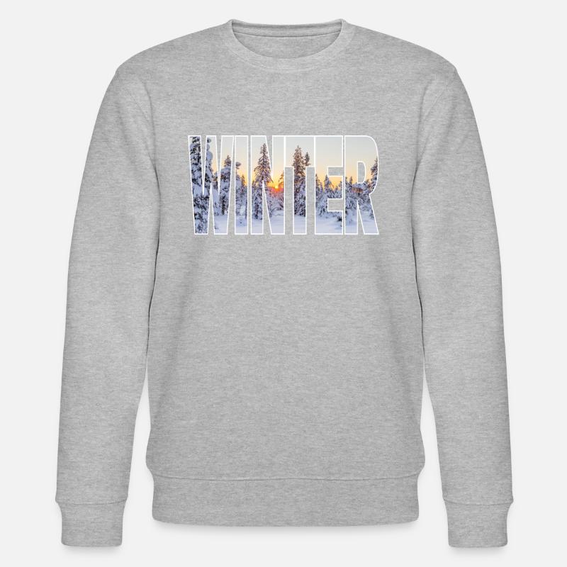 Hiver - Sweat bio CHANGER Stanley/Stella Unisexe - gris chiné