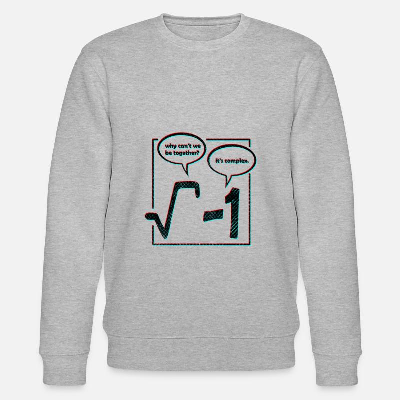 math drôle - Sweat bio CHANGER Stanley/Stella Unisexe - gris chiné