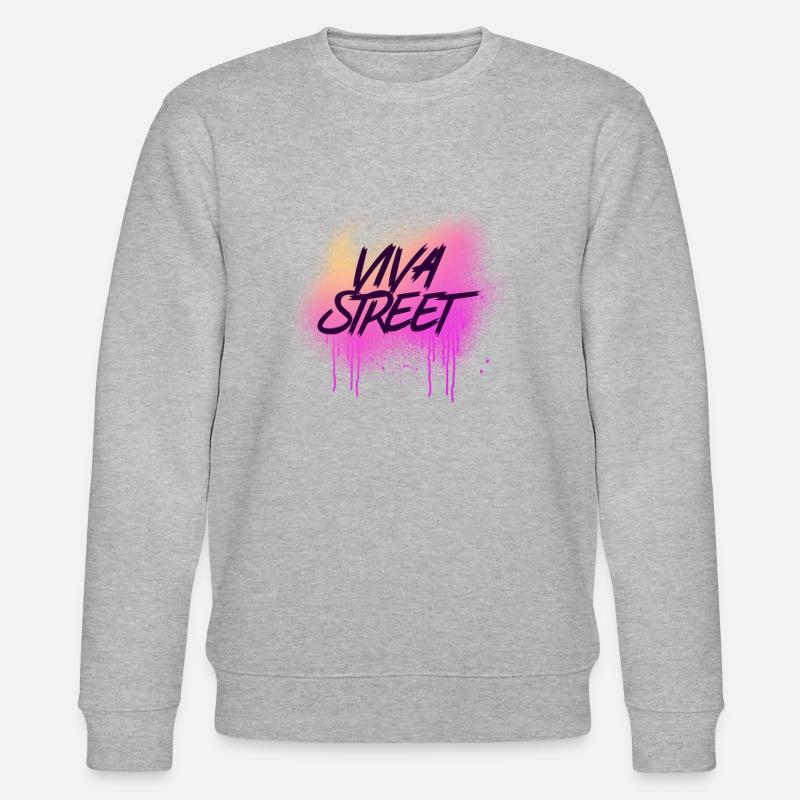 Viva Straße - Stanley/Stella Unisex Bio-Sweatshirt CHANGER  - Grau meliert
