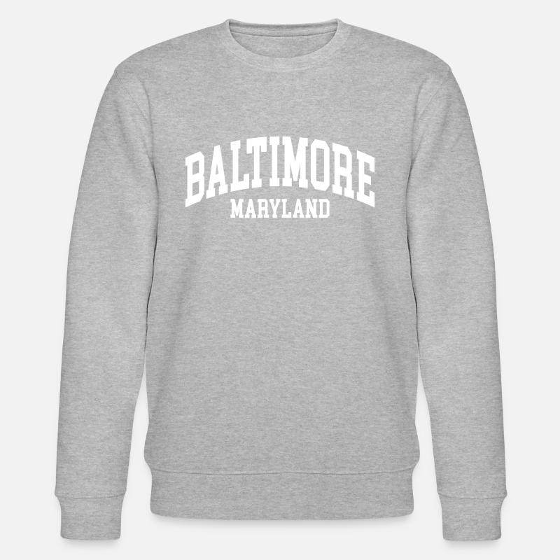 Baltimore - Sweat bio CHANGER Stanley/Stella Unisexe - gris chiné