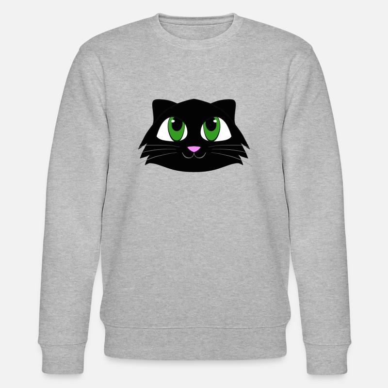 Cat - Stanley/Stella Unisex Bio-Sweatshirt CHANGER  - Grau meliert
