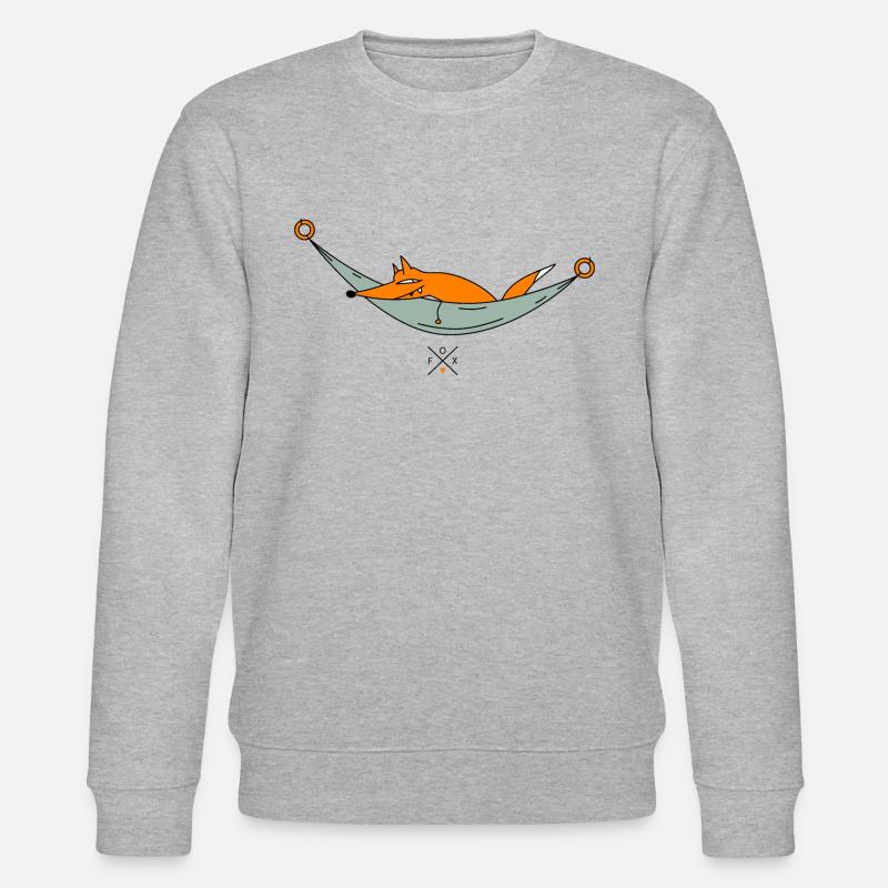 Renard intelligent traîner - Sweat bio CHANGER Stanley/Stella Unisexe - gris chiné