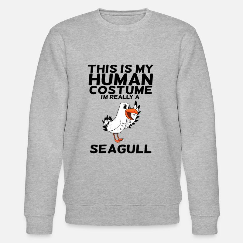 Möwe - Stanley/Stella Unisex Bio-Sweatshirt CHANGER  - Grau meliert