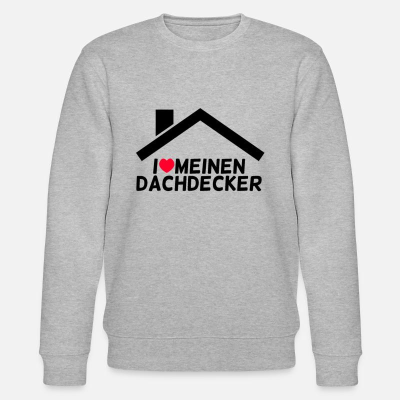 Dachdecker - Stanley/Stella Unisex Bio-Sweatshirt CHANGER  - Grau meliert