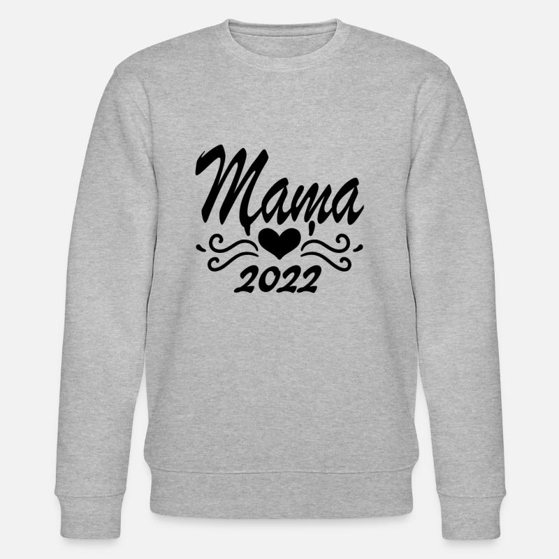 Mama 2022 - Stanley/Stella Unisex Bio-Sweatshirt CHANGER  - Grau meliert
