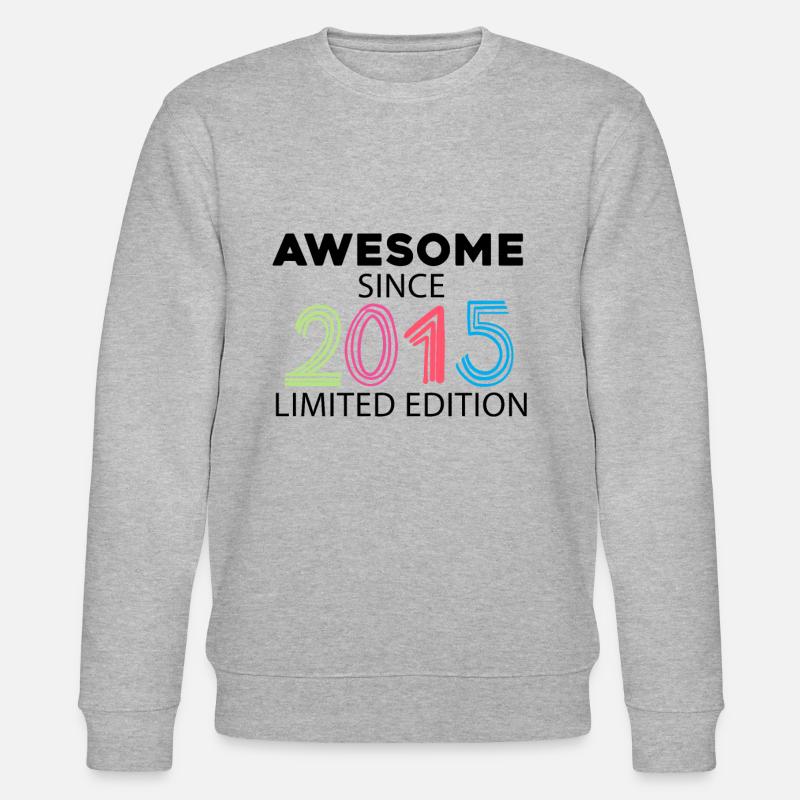 Fantastique depuis 2015 - Millésime 2015 - Sweat bio CHANGER Stanley/Stella Unisexe - gris chiné