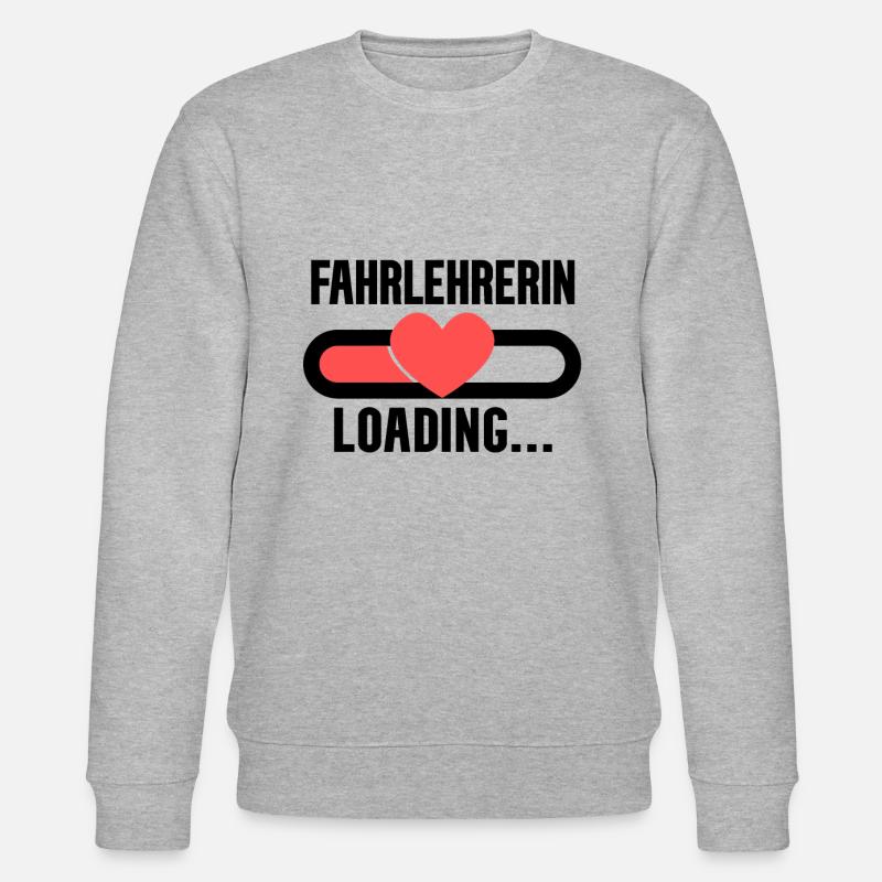 Fahrlehrerin Loading - Stanley/Stella Unisex Bio-Sweatshirt CHANGER  - Grau meliert