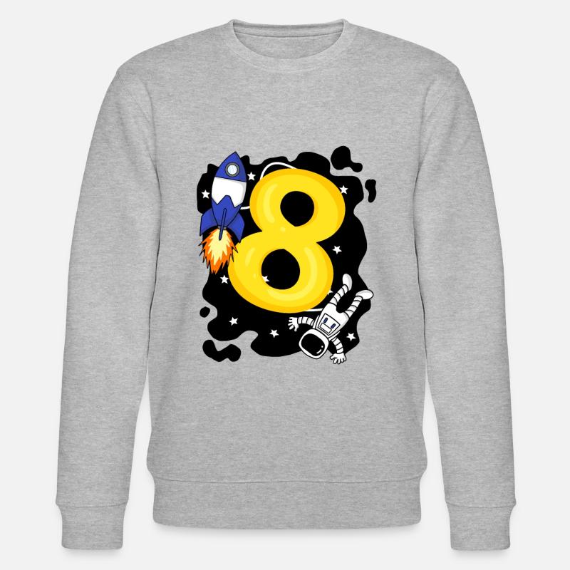 Garçon de 8 ans - Sweat bio CHANGER Stanley/Stella Unisexe - gris chiné