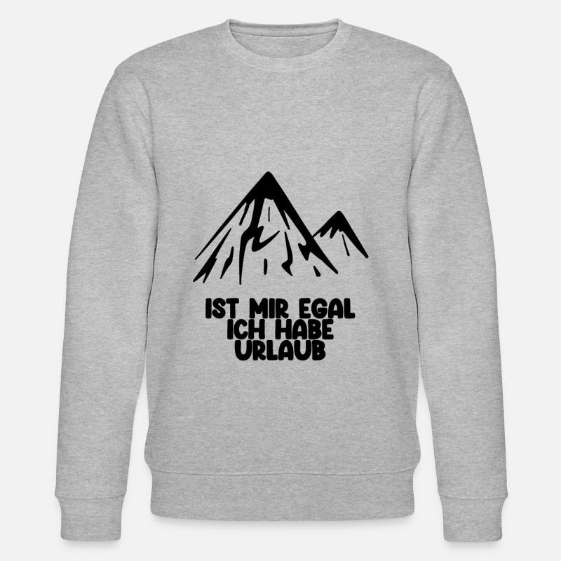 Urlaub - Stanley/Stella Unisex Bio-Sweatshirt CHANGER  - Grau meliert