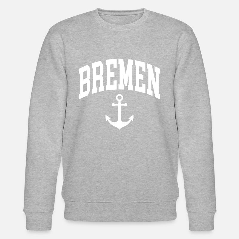 Ancre de Brême - Sweat bio CHANGER Stanley/Stella Unisexe - gris chiné
