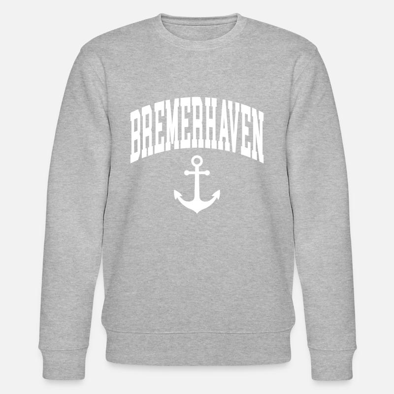 Bremerhaven - Sweat bio CHANGER Stanley/Stella Unisexe - gris chiné