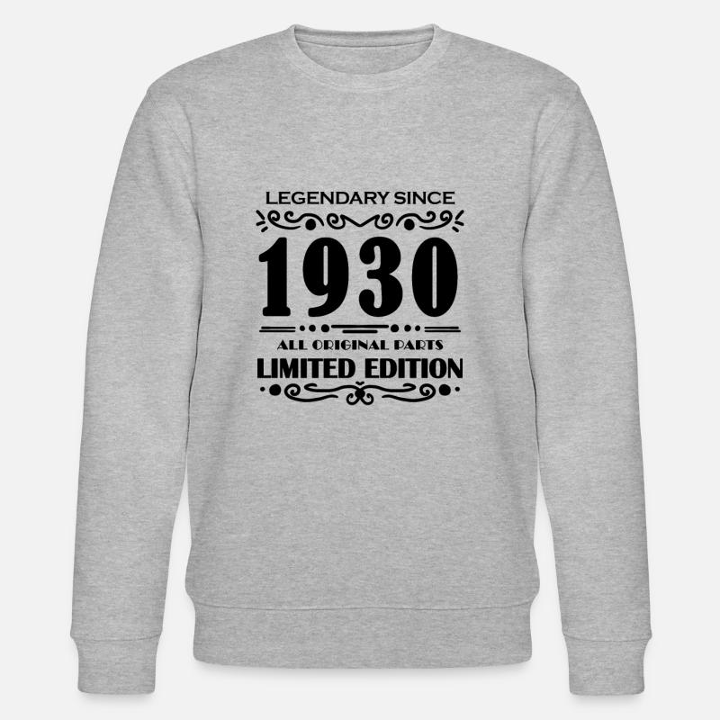 1930 - Stanley/Stella Unisex Bio-Sweatshirt CHANGER  - Grau meliert