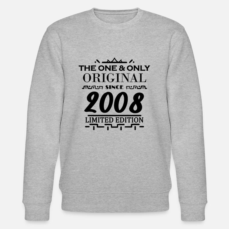 2008 - Année de construction 2008 - Sweat bio CHANGER Stanley/Stella Unisexe - gris chiné