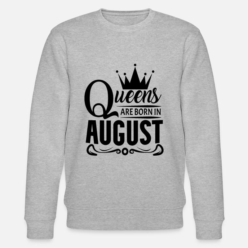 Geburtsmonat August - Stanley/Stella Unisex Bio-Sweatshirt CHANGER  - Grau meliert