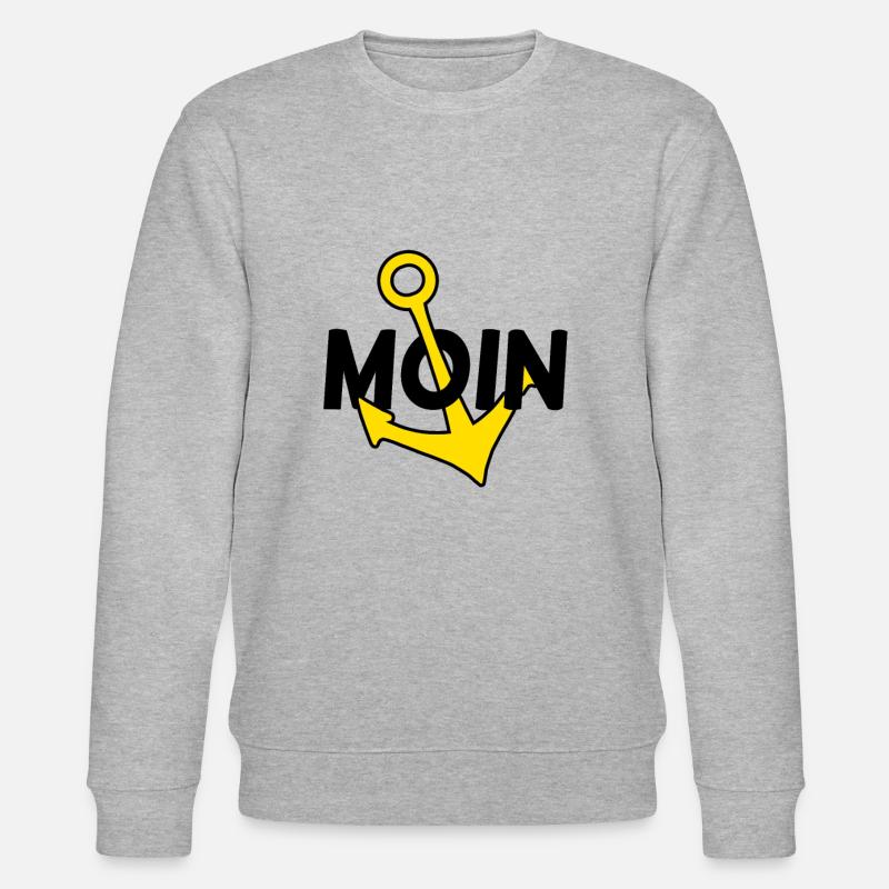 Anker Moin - Stanley/Stella Unisex Bio-Sweatshirt CHANGER  - Grau meliert