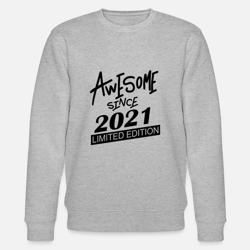 2021 - Millésime 2021 - Sweat bio CHANGER Stanley/Stella Unisexe - gris chiné
