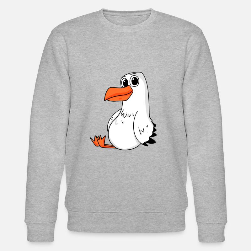 Möwe - Stanley/Stella Unisex Bio-Sweatshirt CHANGER  - Grau meliert