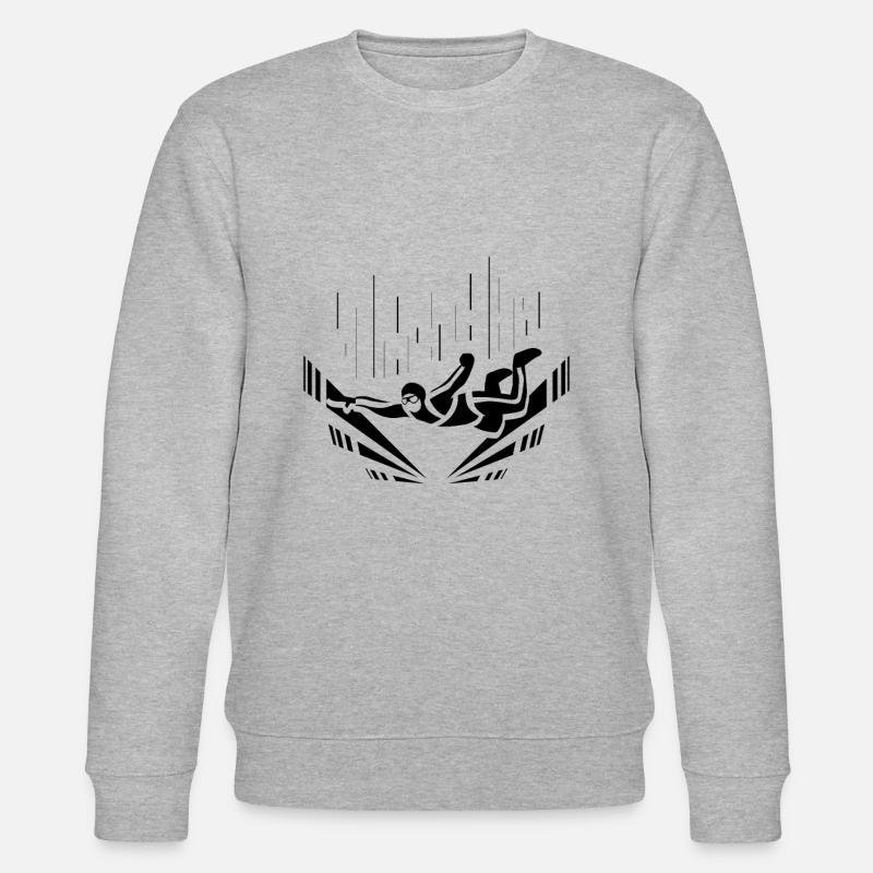 Conception de parachutiste - Sweat bio CHANGER Stanley/Stella Unisexe - gris chiné