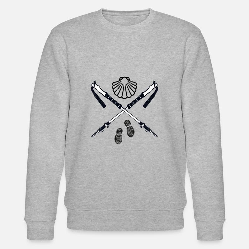 Jakobsweg - Stanley/Stella Unisex Bio-Sweatshirt CHANGER  - Grau meliert