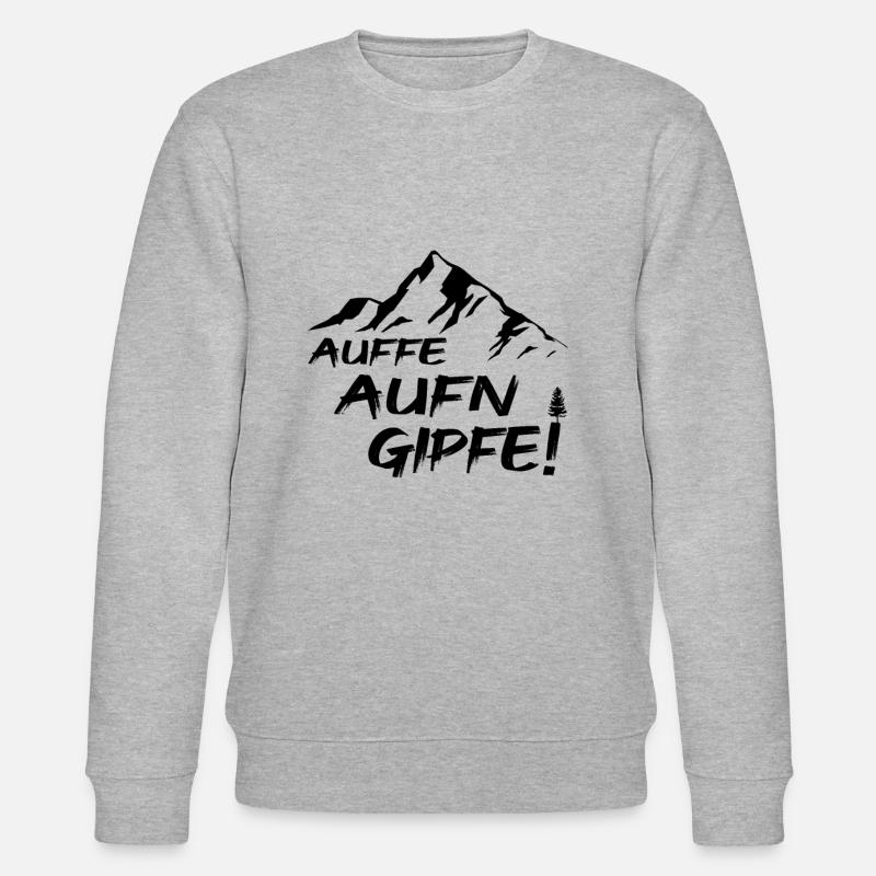Der Berg Ruft - Stanley/Stella Unisex Bio-Sweatshirt CHANGER  - Grau meliert