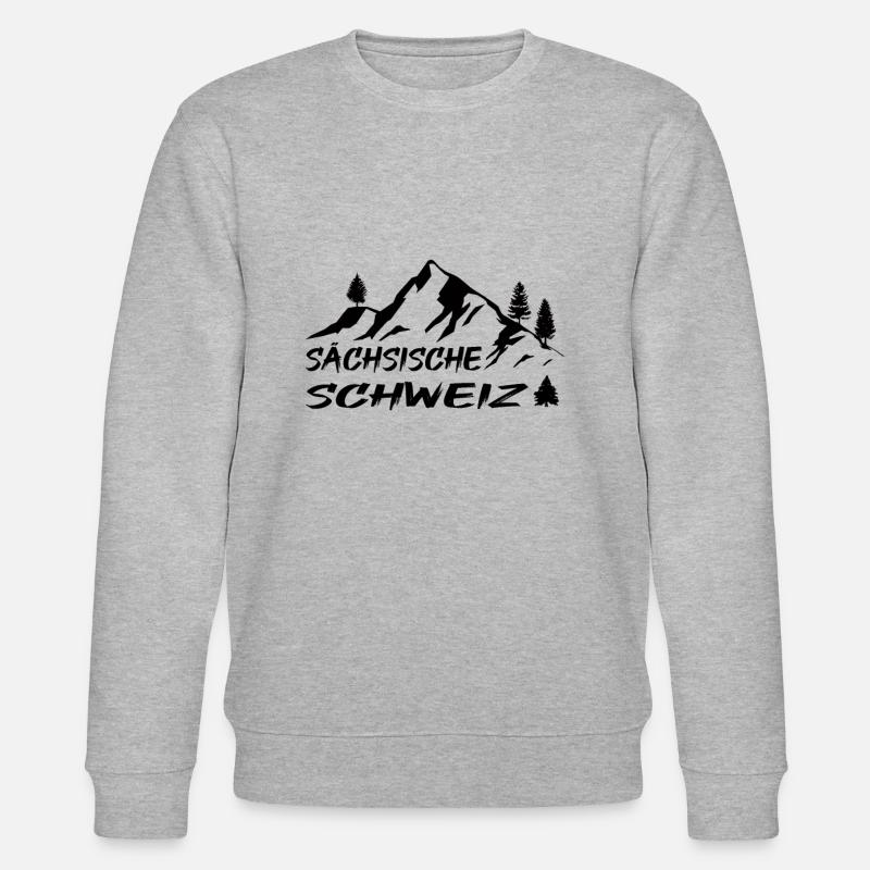 Sächsische Schweiz - Stanley/Stella Unisex Bio-Sweatshirt CHANGER  - Grau meliert
