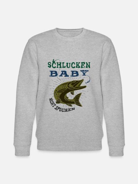 Pike fishing - Stanley/Stella CHANGER Unisex Organic Sweatshirt - heather grey