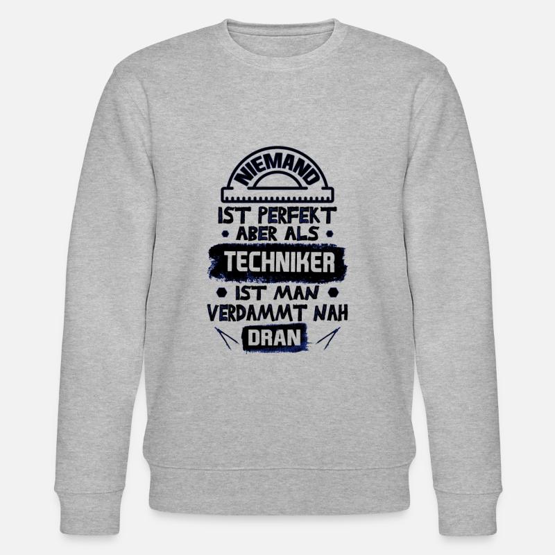 technicien - Sweat bio CHANGER Stanley/Stella Unisexe - gris chiné