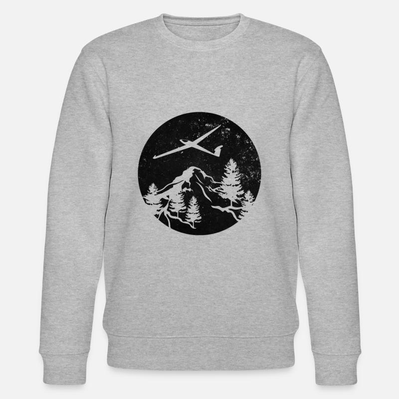 Glider Mountains - Sweat bio CHANGER Stanley/Stella Unisexe - gris chiné