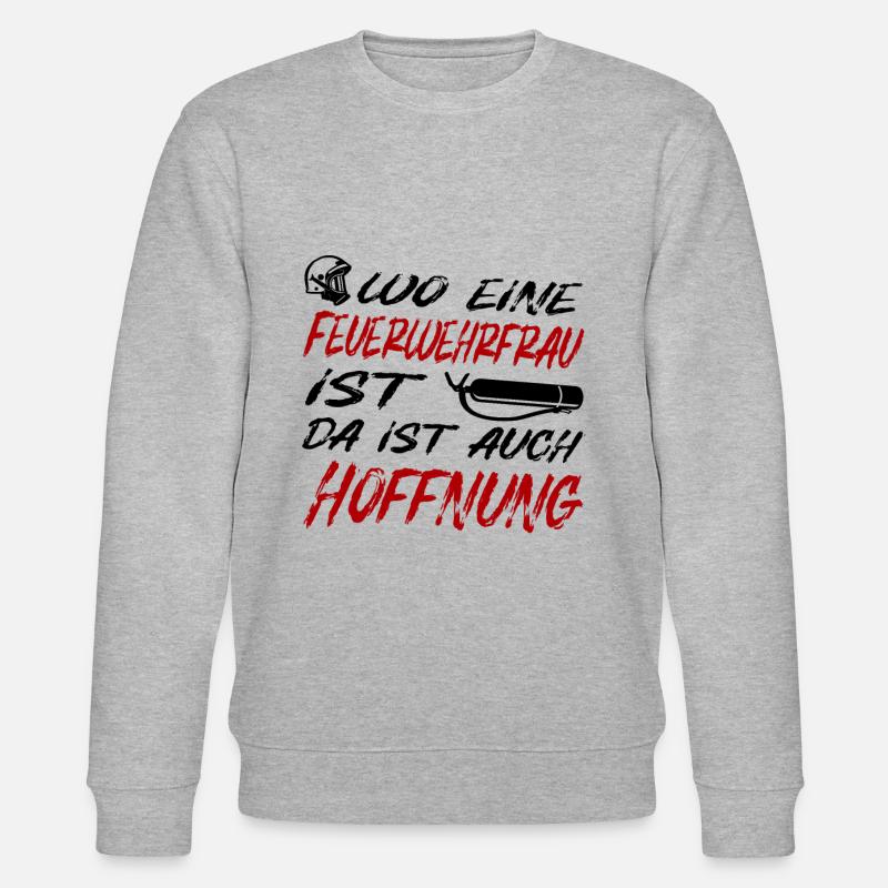 Conception de pompier - Sweat bio CHANGER Stanley/Stella Unisexe - gris chiné