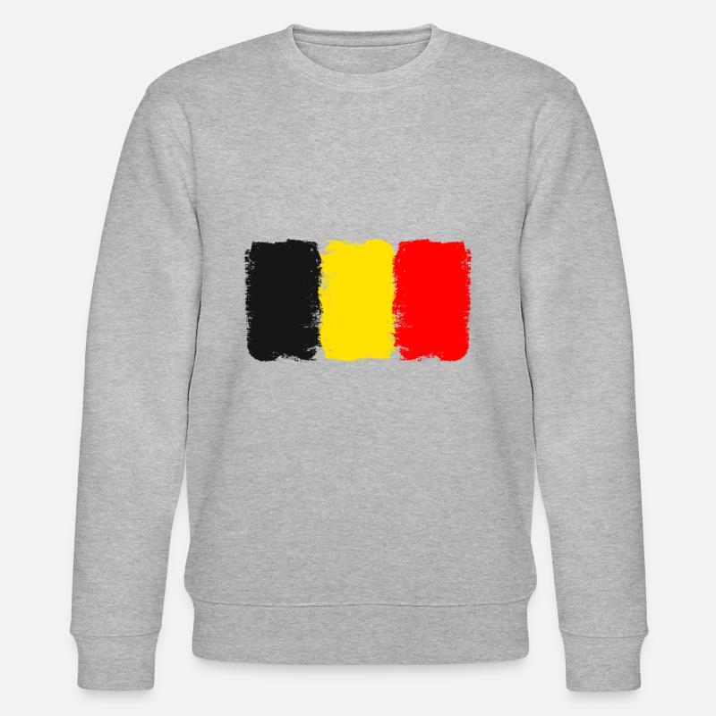 Belgien - Stanley/Stella Unisex Bio-Sweatshirt CHANGER  - Grau meliert