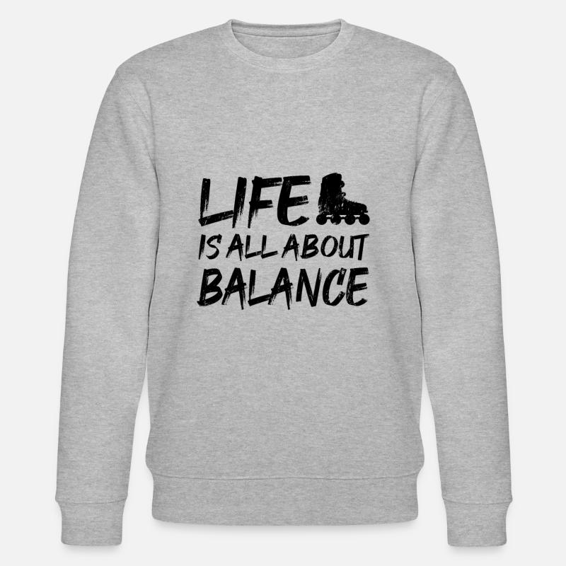 Rollschuh - Stanley/Stella Unisex Bio-Sweatshirt CHANGER  - Grau meliert