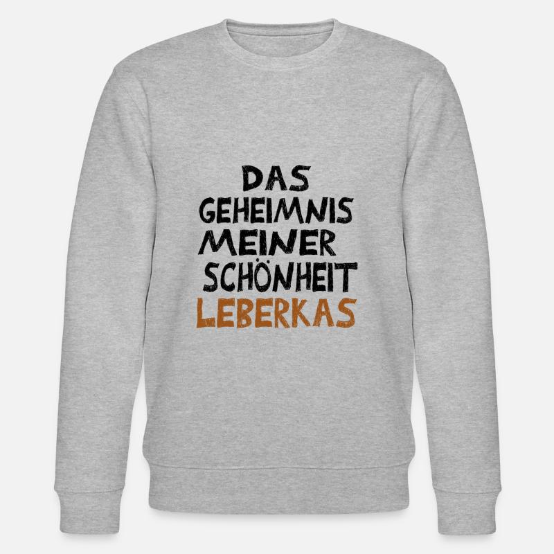 Leberkas Lustig - Stanley/Stella Unisex Bio-Sweatshirt CHANGER  - Grau meliert