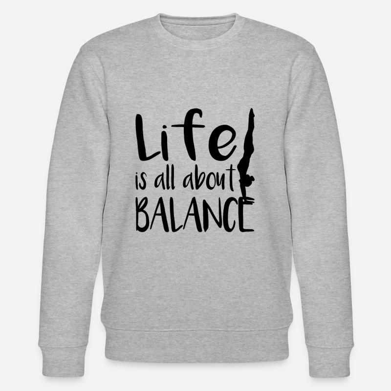 Handstand - Stanley/Stella Unisex Bio-Sweatshirt CHANGER  - Grau meliert
