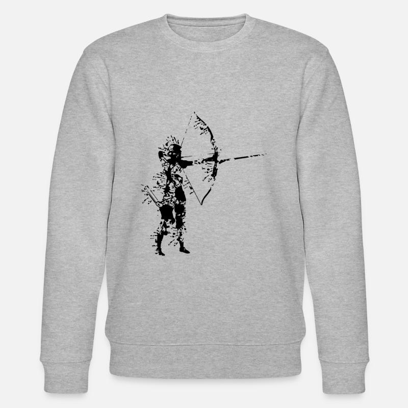Tir à l’arc cool - Sweat bio CHANGER Stanley/Stella Unisexe - gris chiné