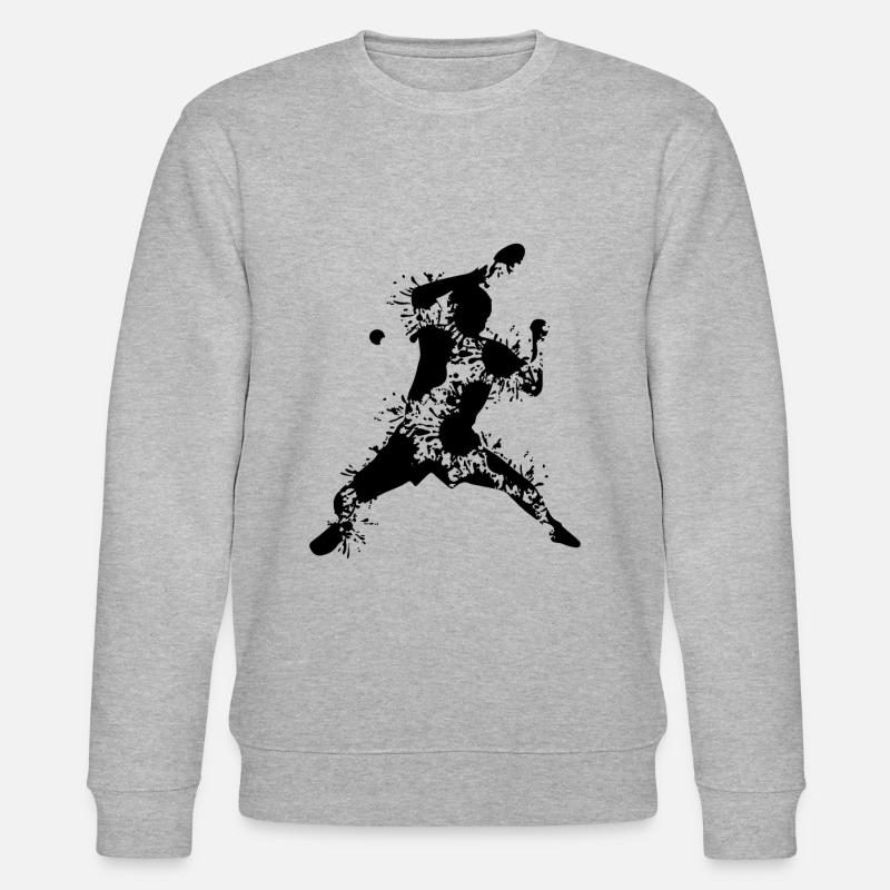 Ping-ping-cong design - Sweat bio CHANGER Stanley/Stella Unisexe - gris chiné