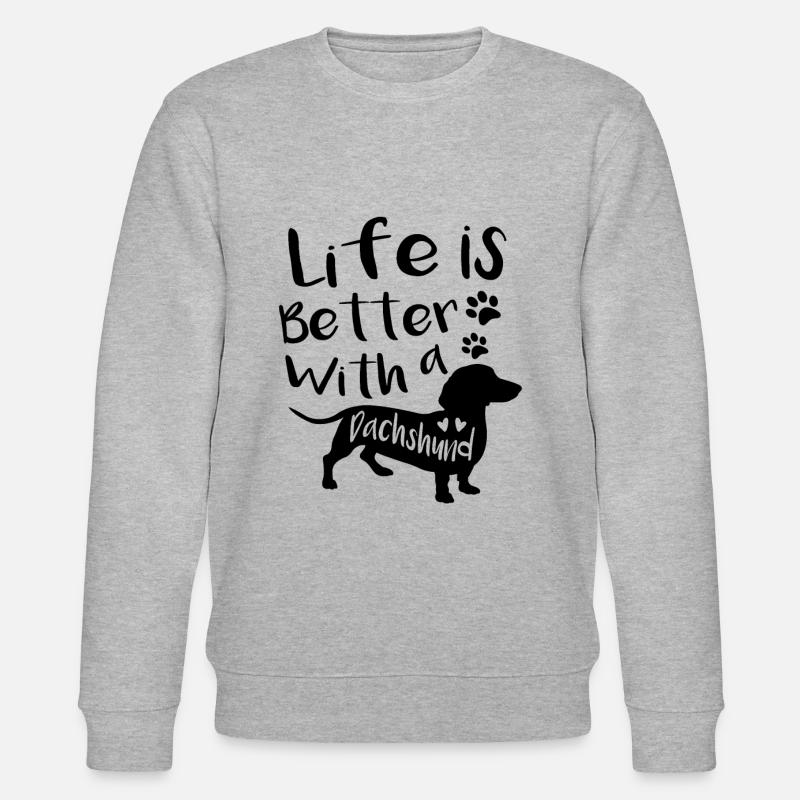 La vie est meilleure - Sweat bio CHANGER Stanley/Stella Unisexe - gris chiné