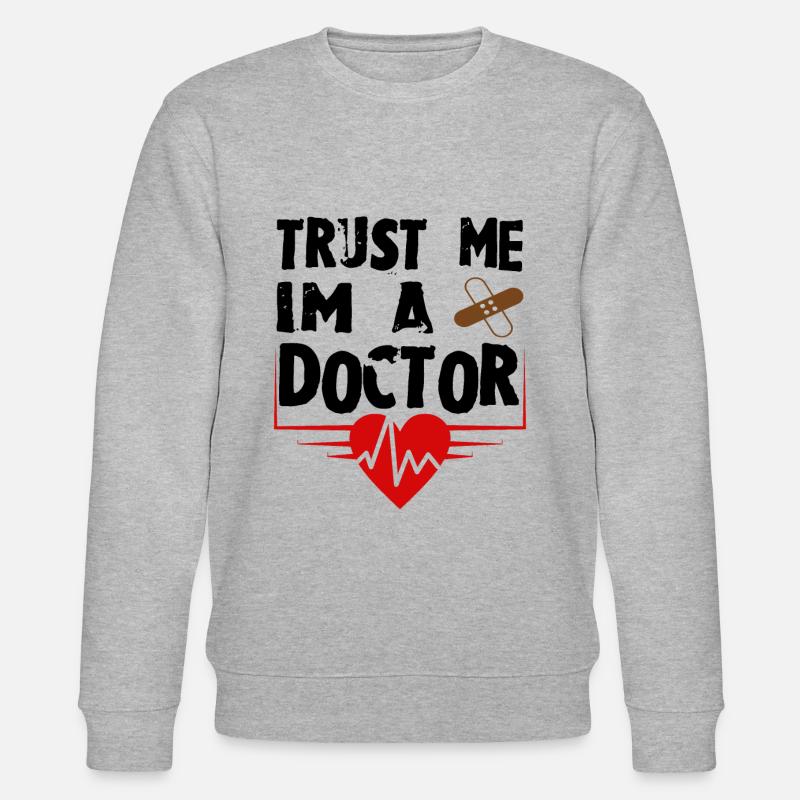 Bin Arzt - Stanley/Stella Unisex Bio-Sweatshirt CHANGER  - Grau meliert