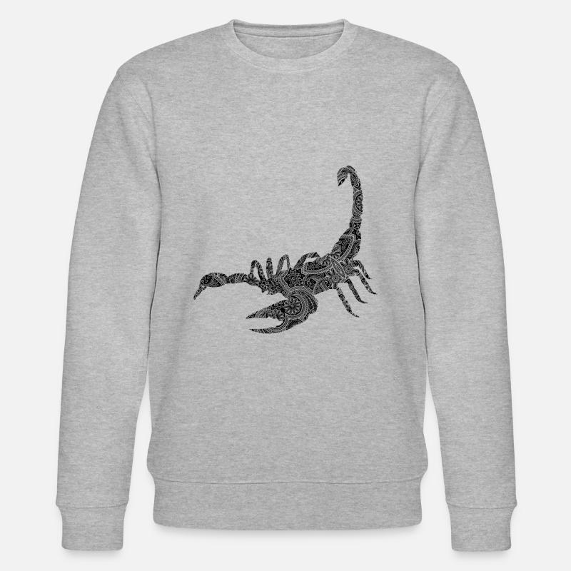 Skorpion - Stanley/Stella Unisex Bio-Sweatshirt CHANGER - Grau meliert