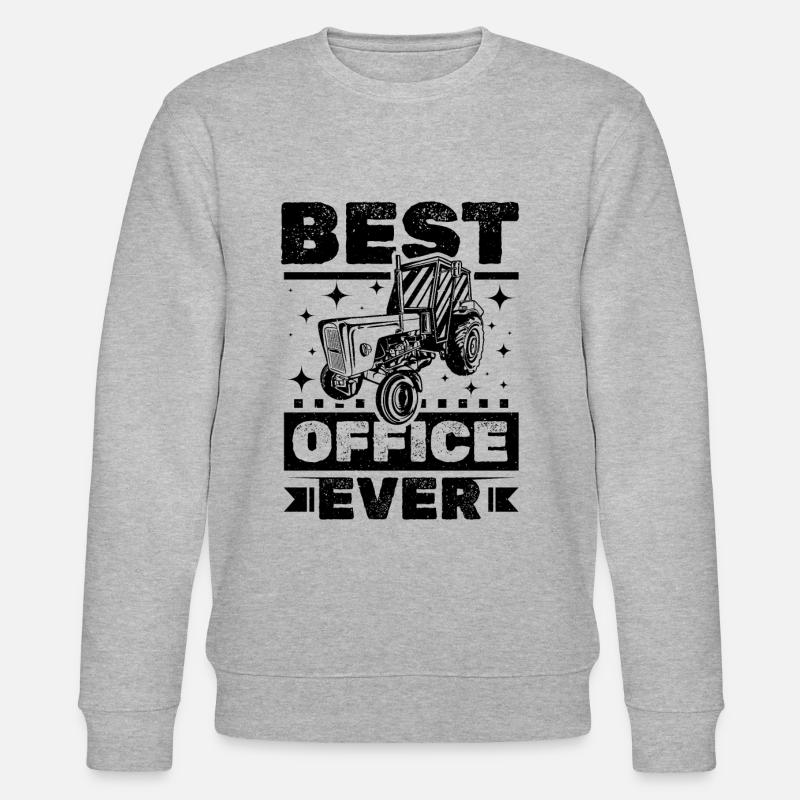 Traktor Office - Stanley/Stella Unisex Bio-Sweatshirt CHANGER  - Grau meliert