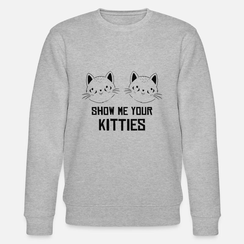 Montrez-moi vos chatons - Sweat bio CHANGER Stanley/Stella Unisexe - gris chiné